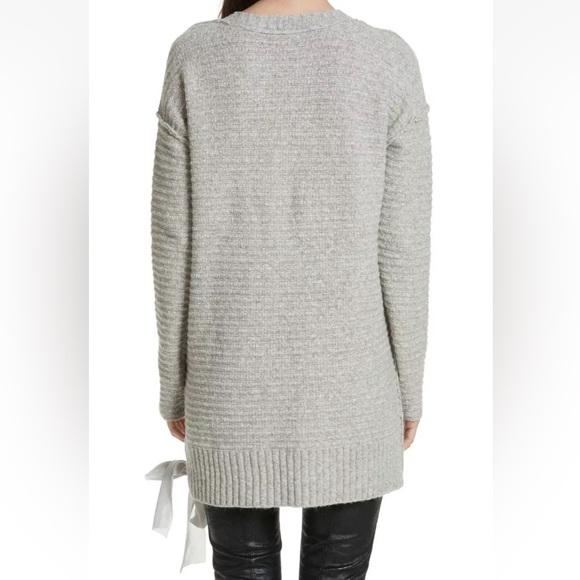 Free People Gray V-Neck Sweater - Picture 4 of 12